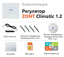 ZONT Climatic 1.2 Погодозависимый автоматический GSM / Wi-Fi регулятор (1 ГВС + 2 прямых/смесительных) с доставкой в Владивосток